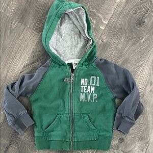 Carter's Green and Gray Team Hoodie